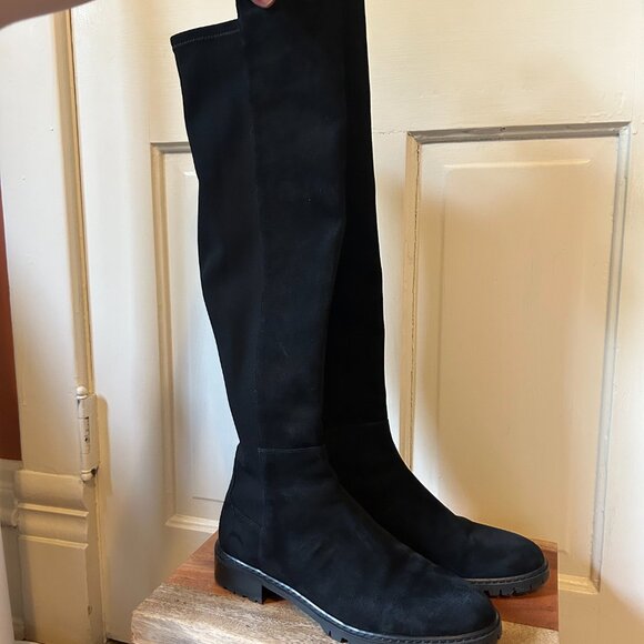Stuart Weitzman City Boot, brand-new over-the-knee suede boots, size 38.5 (8) - Picture 4 of 8